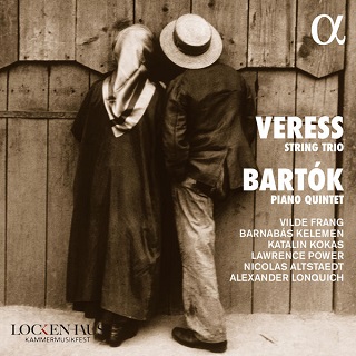 programme de pièces avec cordes signées Béla Bartók et Sándor Veress 