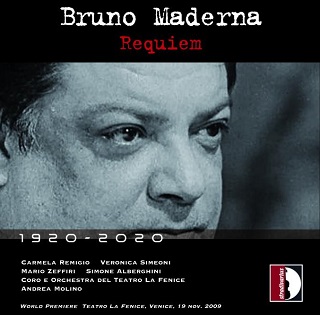 Première mondiale du REQUIEM de Bruno Maderna (1946), chez  Stradivarius