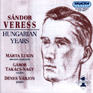 musique de chambre de Sándor Veress (pièces pour violon et piano, etc.)