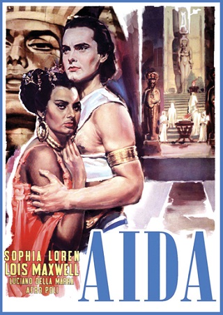 Sophia Loren et Renata Tebaldi sont Aida pour le film de Fracassi (1953)
