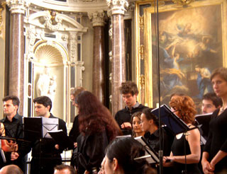 concert baroque au Prytanée de La Flèche, photographié par Bertrand Bolognesi