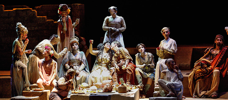 un Jules César façon Satyricon à l'Opéra de Toulon : belle réussite !