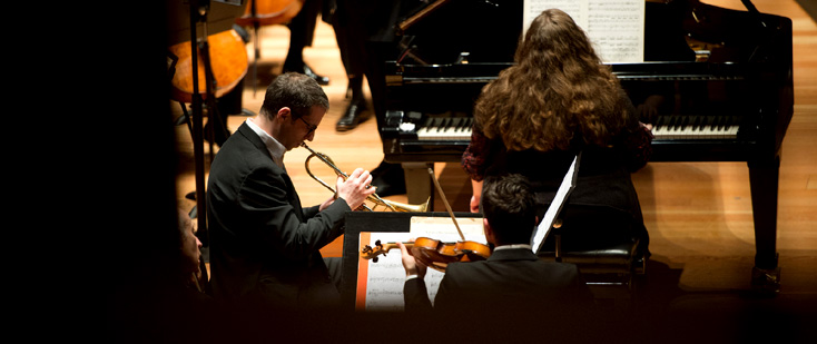 Plamena Mangova et Cédric Dreger dans le concerto de Chostakovitch à Lille