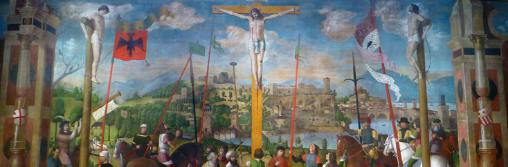 Crucifixion par Da Verona (1500), photographiée par Bertrand Bolognesi (2015)