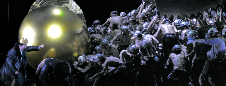 Charles Duprat photographie la reprise de Rheingold (Wagner) à l'Opéra Bastille