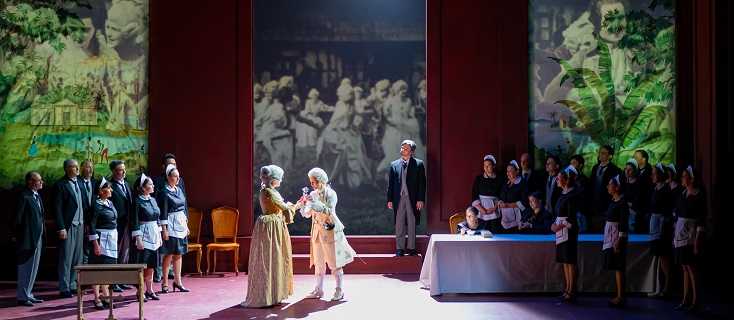 "Der Rosenkavalier" de Strauss à l'Opéra Grand Avignon, en octobre 2022...