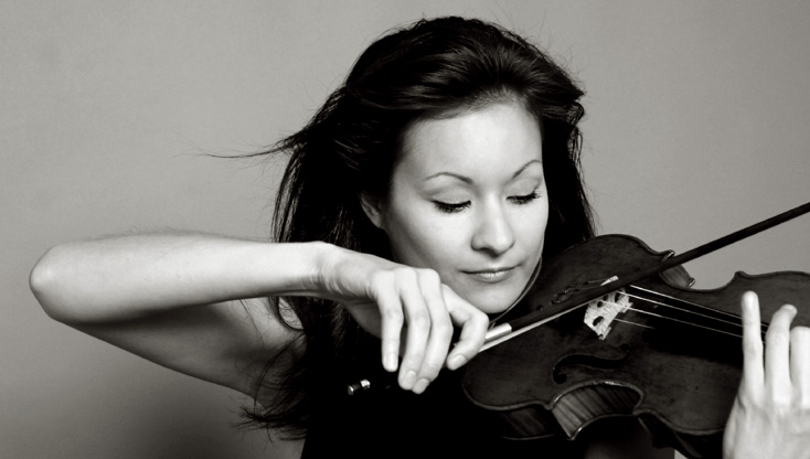 la violoniste Arabella Steinbacher photographiée par Robert Vano