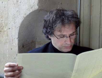 le compositeur français Thierry Escaich photographié par Claire Delamarche